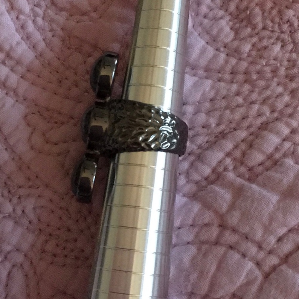 NEW! Rarities Rudliated Quartz Silver Ring - Picture 3 of 5